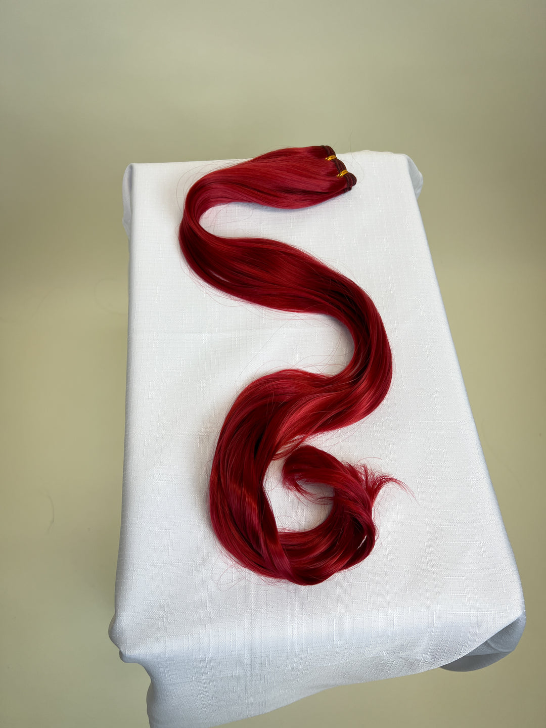 Fire Red Weft