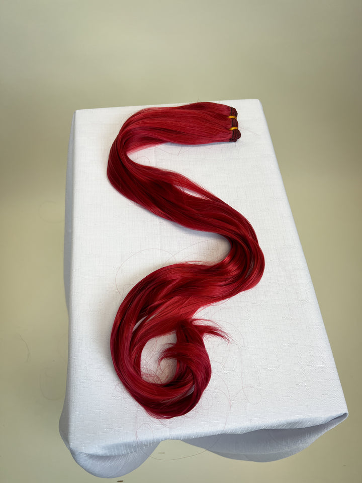 Fire Red Weft