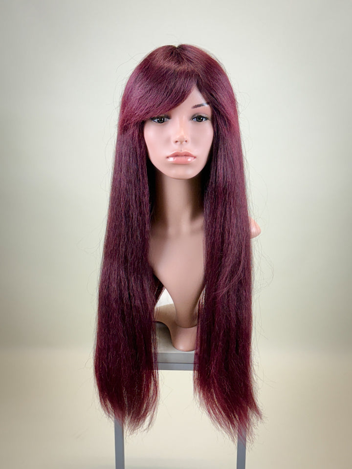 Myra Burgundy Blend - Pre-textured Wig