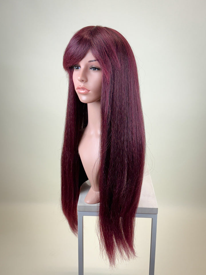 Myra Burgundy Blend - Pre-textured Wig