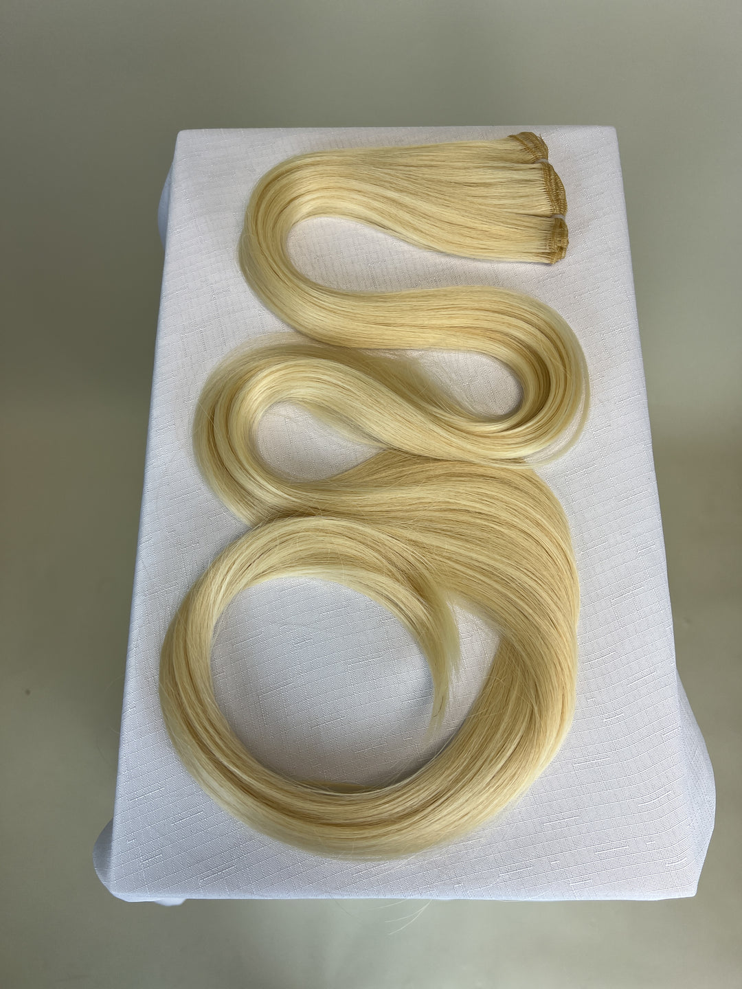 Goddess Length Bleach Blonde Weft