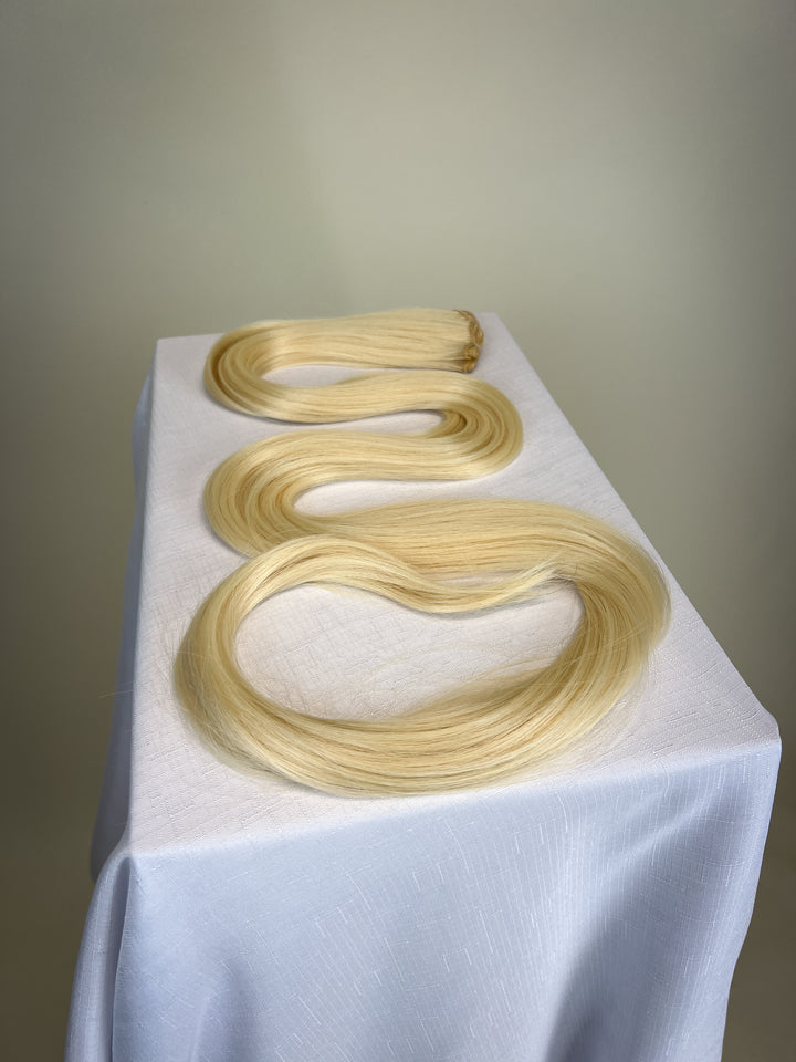 Goddess Length Bleach Blonde Weft