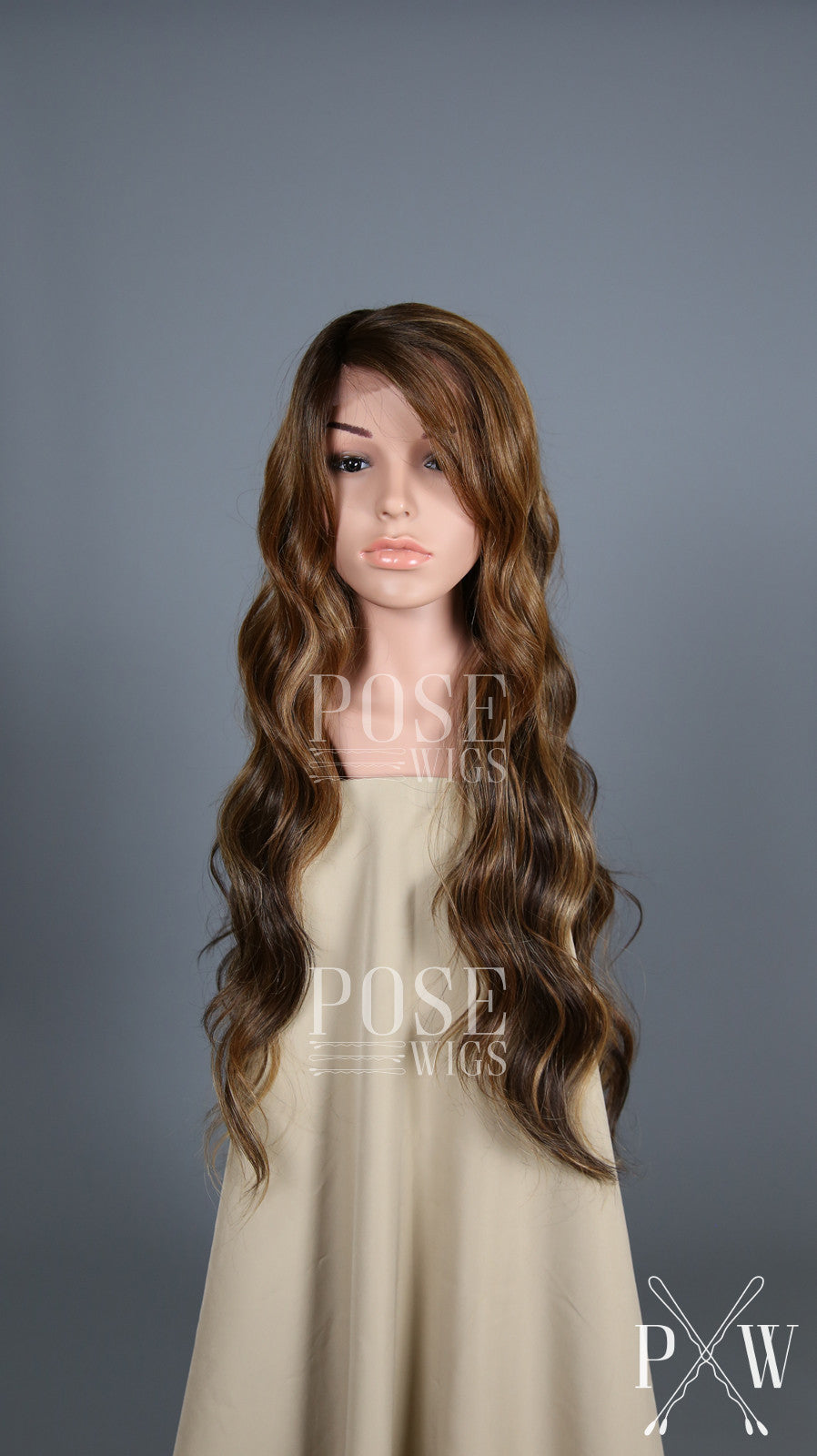 Balayage Brown Ombre Long Curly Lace Front Wig - Lady Series LLLAU70