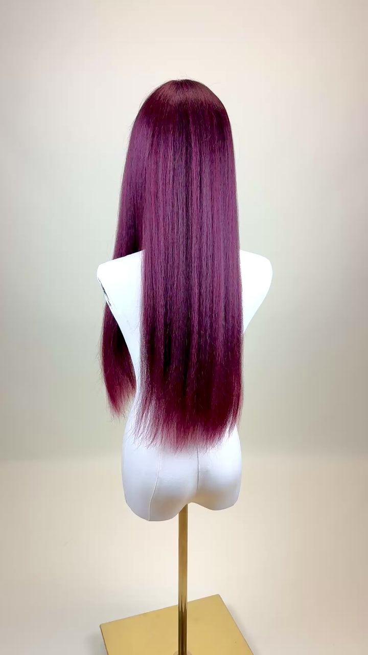 Myra Burgundy Blend - Pre-textured Wig