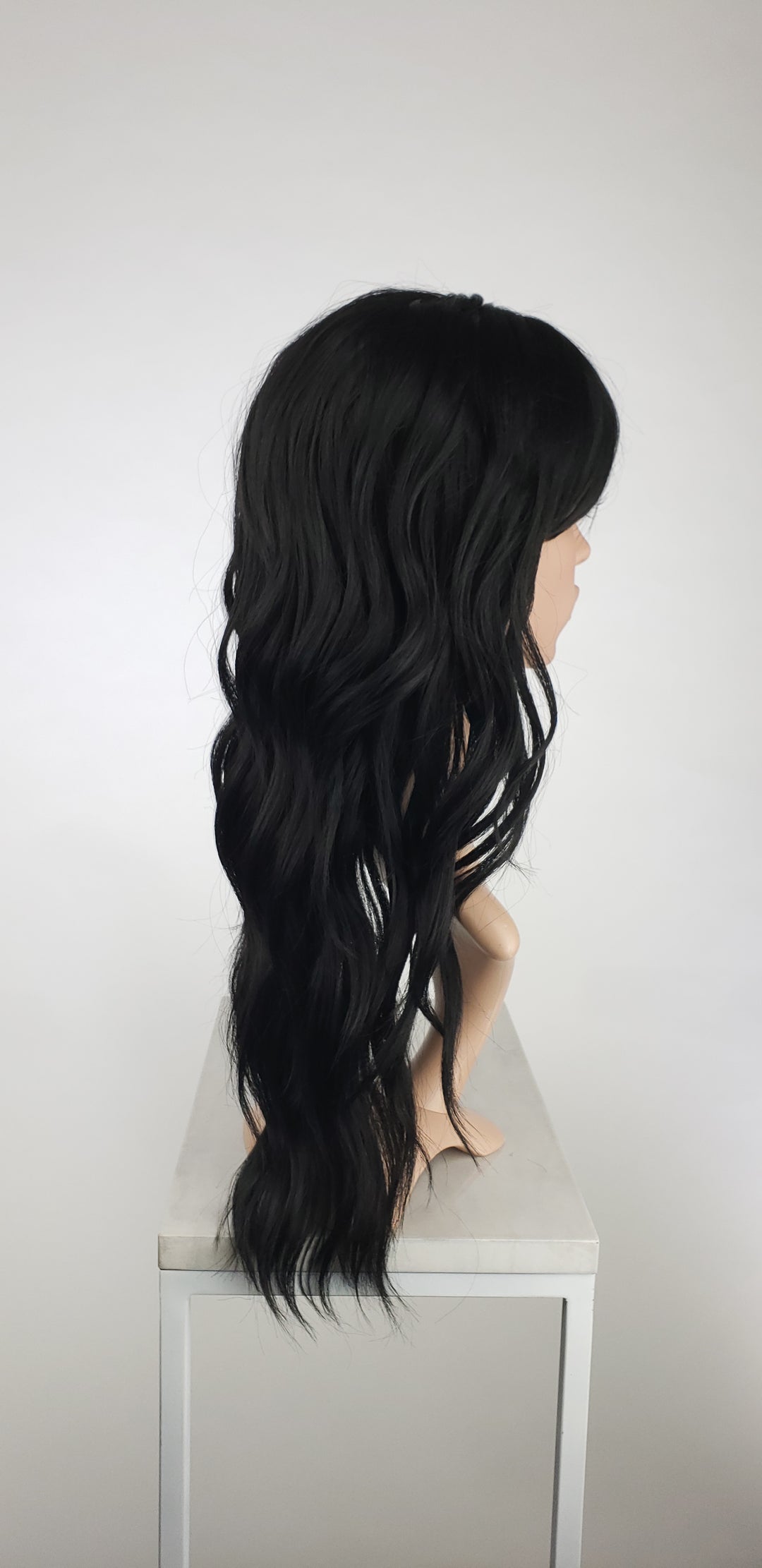 Ophelia Midnight Black - Hard Front Wig