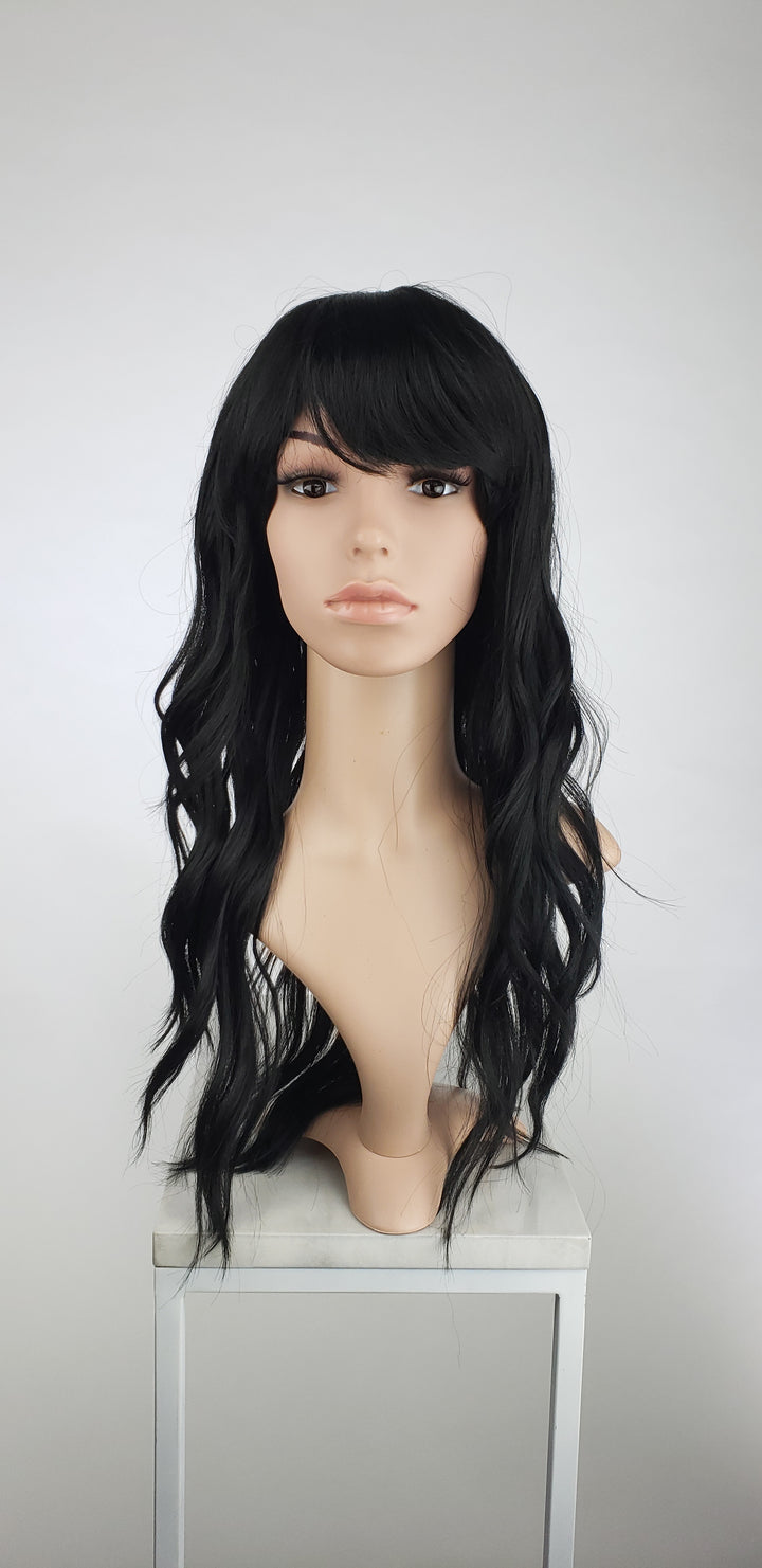 Ophelia Midnight Black - Hard Front Wig