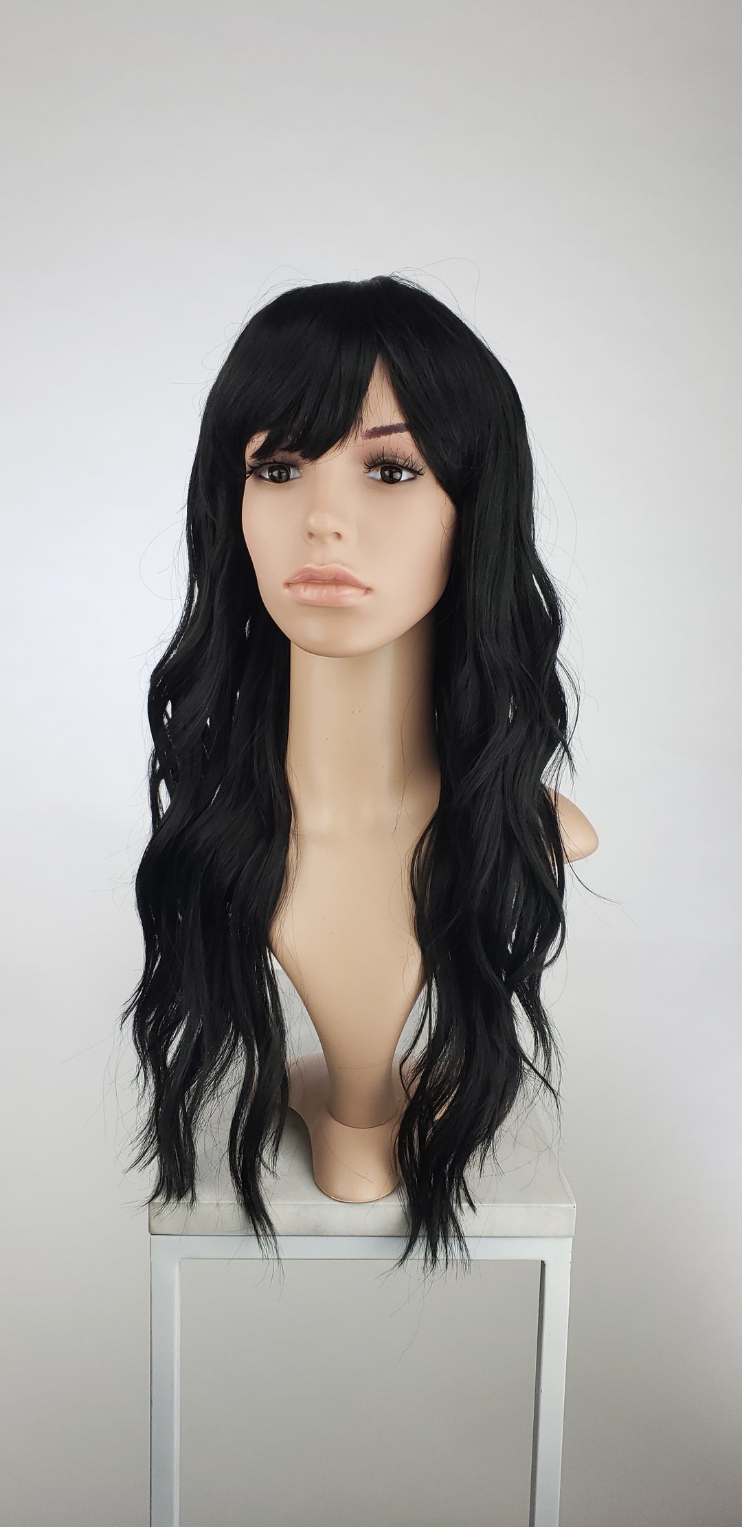 Ophelia Midnight Black - Hard Front Wig