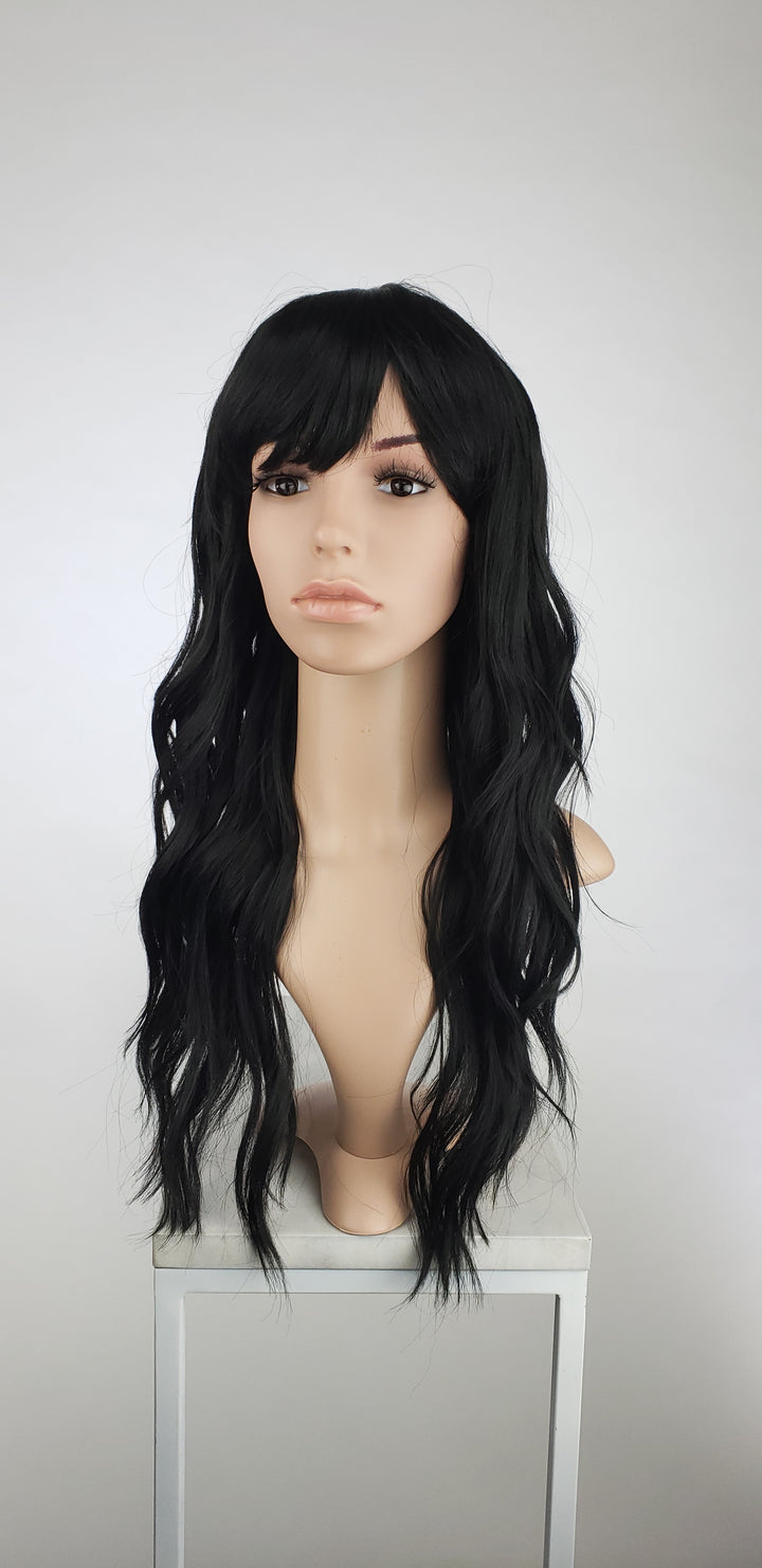 Ophelia Midnight Black - Hard Front Wig