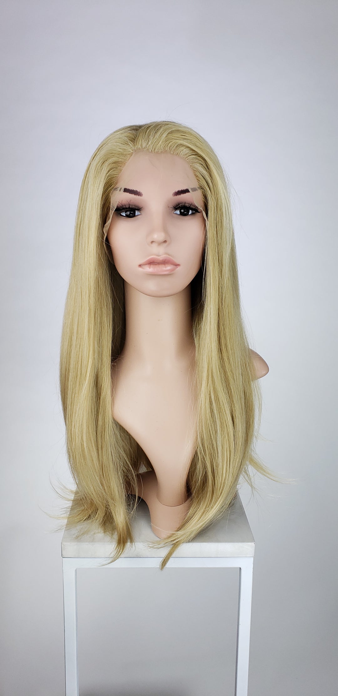 Blonde Mix Long Straight Lace Front Wig - Princess Series LPSKY122
