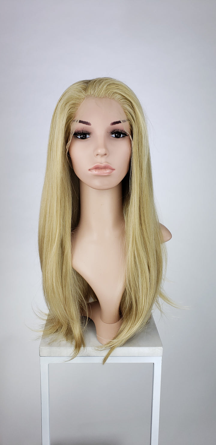 Blonde Mix Long Straight Lace Front Wig - Princess Series LPSKY122