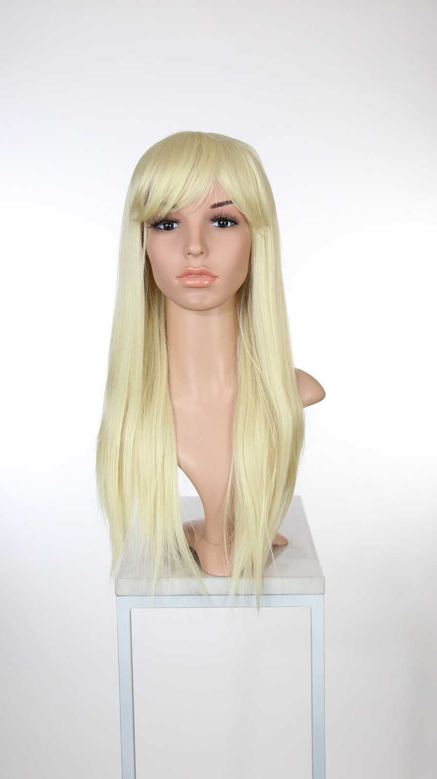 Blonde Long Straight with Bangs Fashion Wig HSOAS44