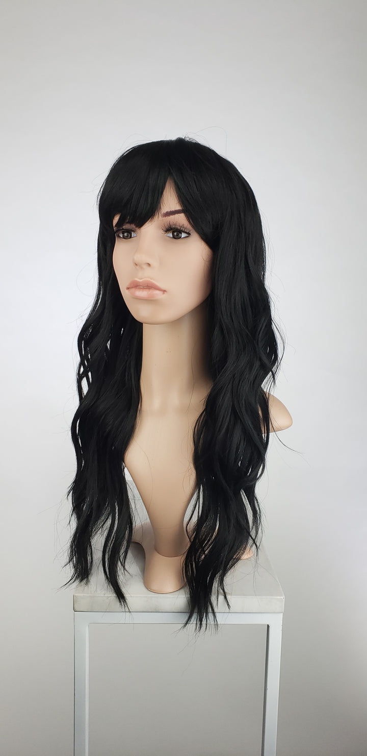 Ophelia Midnight Black - Hard Front Wig