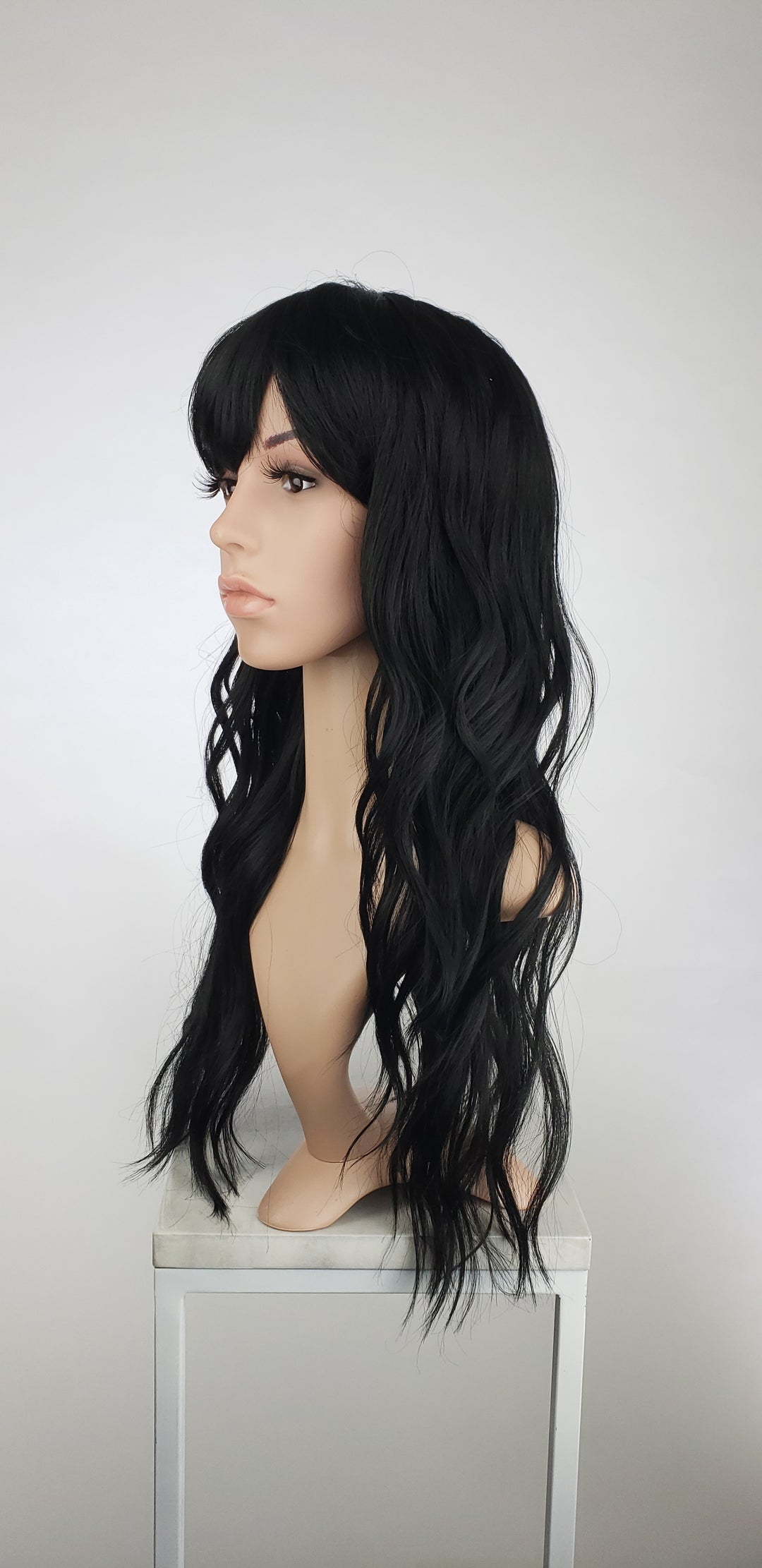 Ophelia Midnight Black - Hard Front Wig