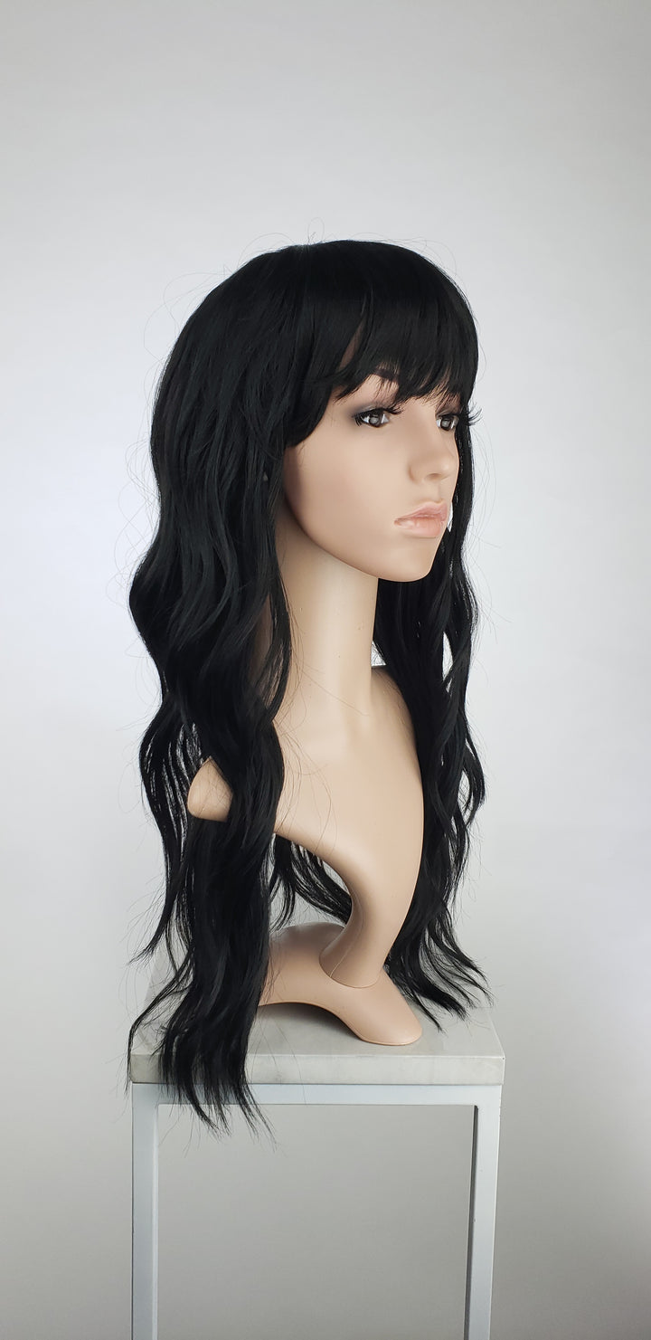 Ophelia Midnight Black - Hard Front Wig