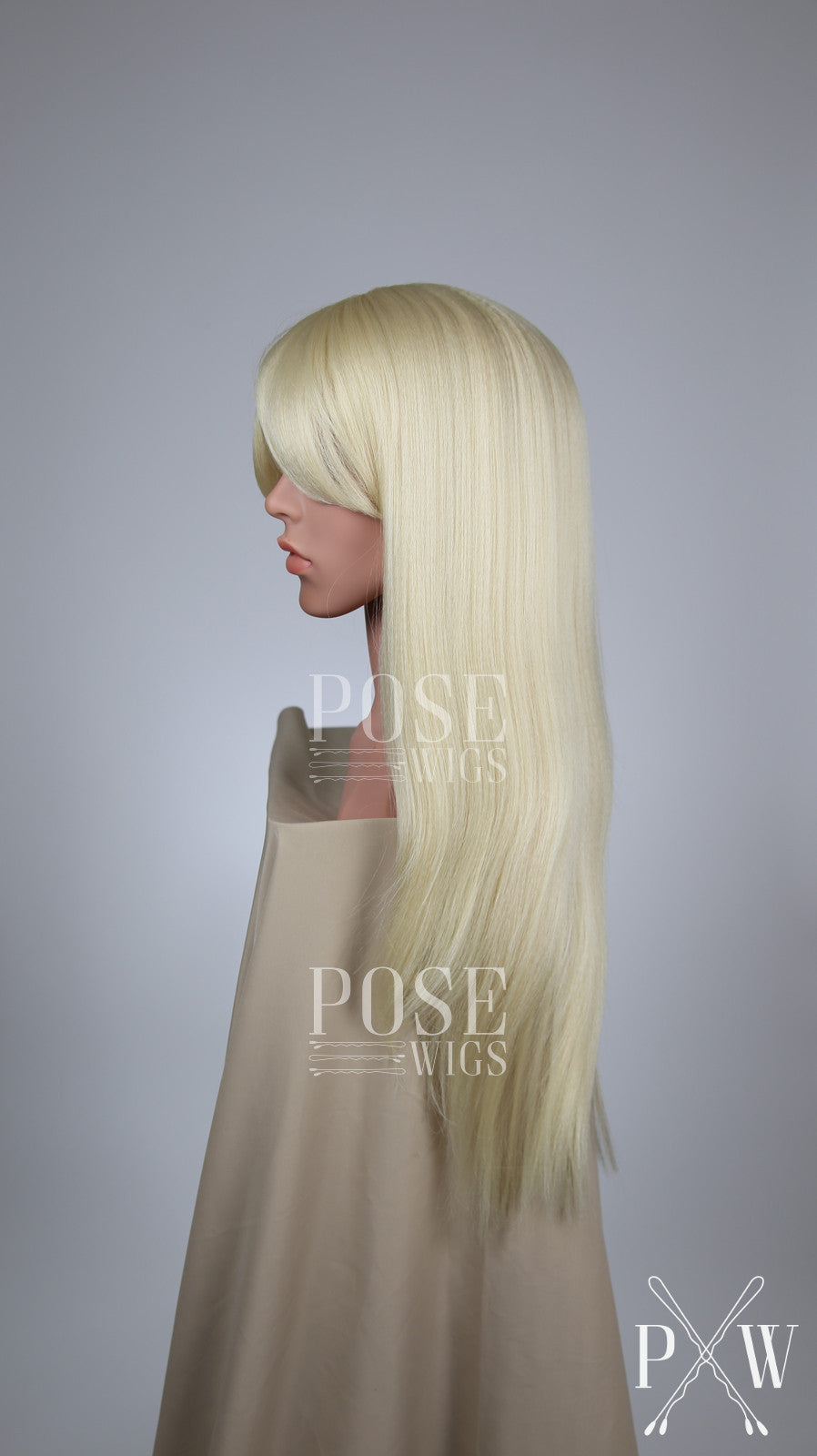 Oasis Bleach Blonde - Hard Front Wig