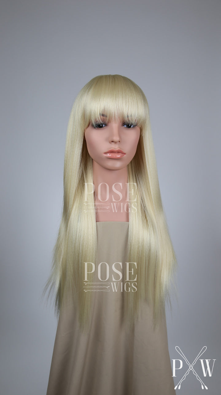 Oasis Bleach Blonde - Hard Front Wig