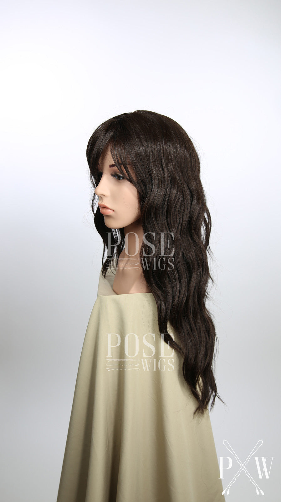 Fantasia Dark Chocolate - Hard Front Wig