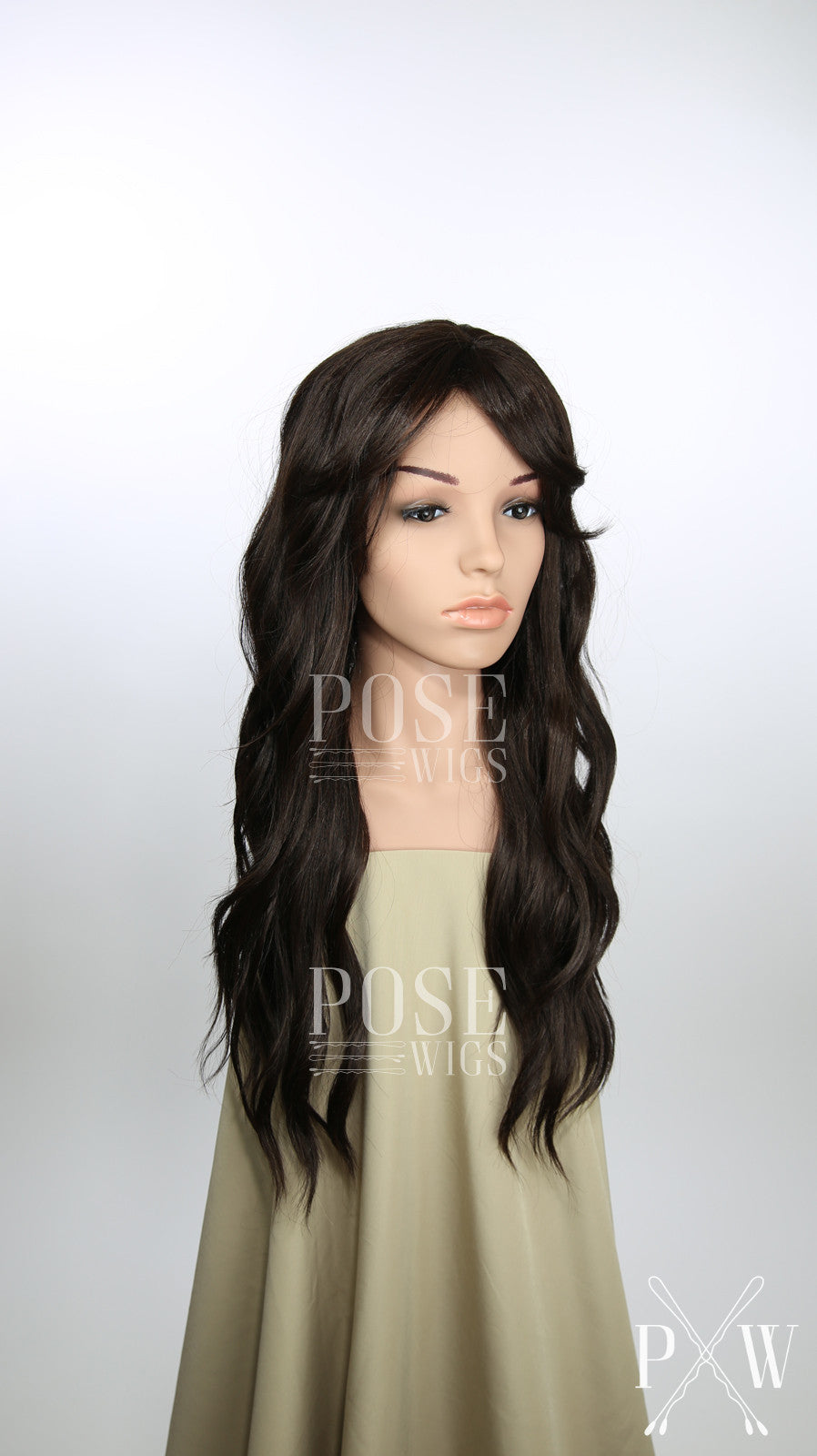 Fantasia Dark Chocolate - Hard Front Wig