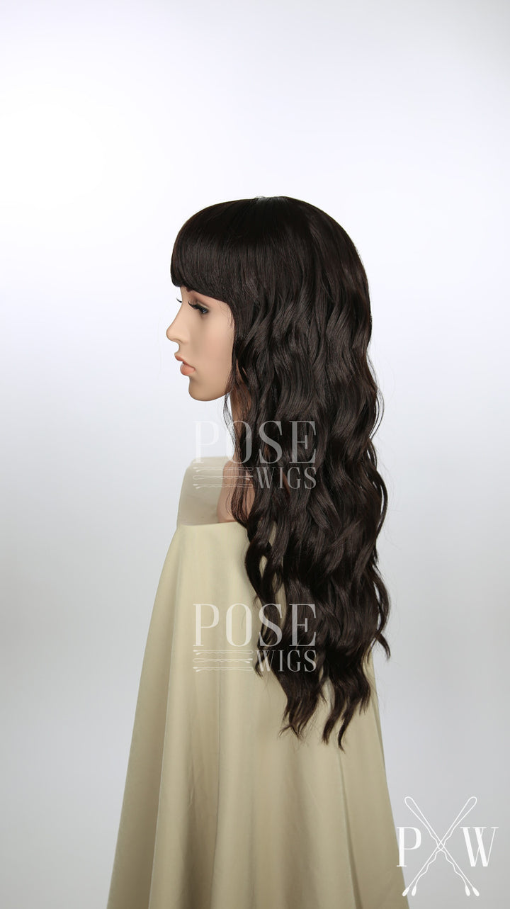 Ophelia Dark Chocolate - Hard Front Wig