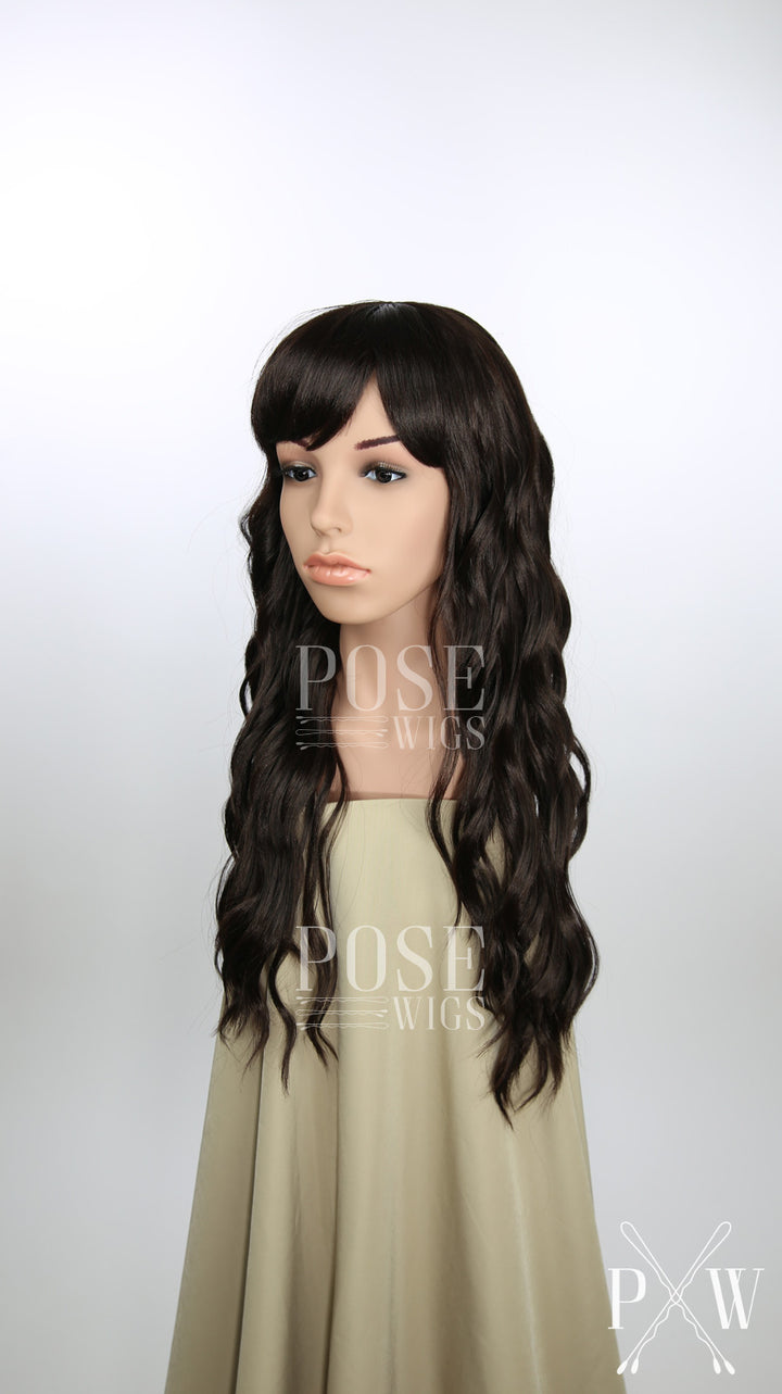 Ophelia Dark Chocolate - Hard Front Wig