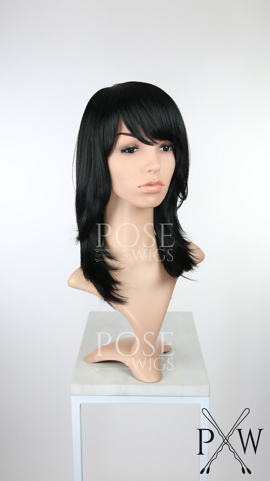Kiley Midnight Black - Hard Front Wig