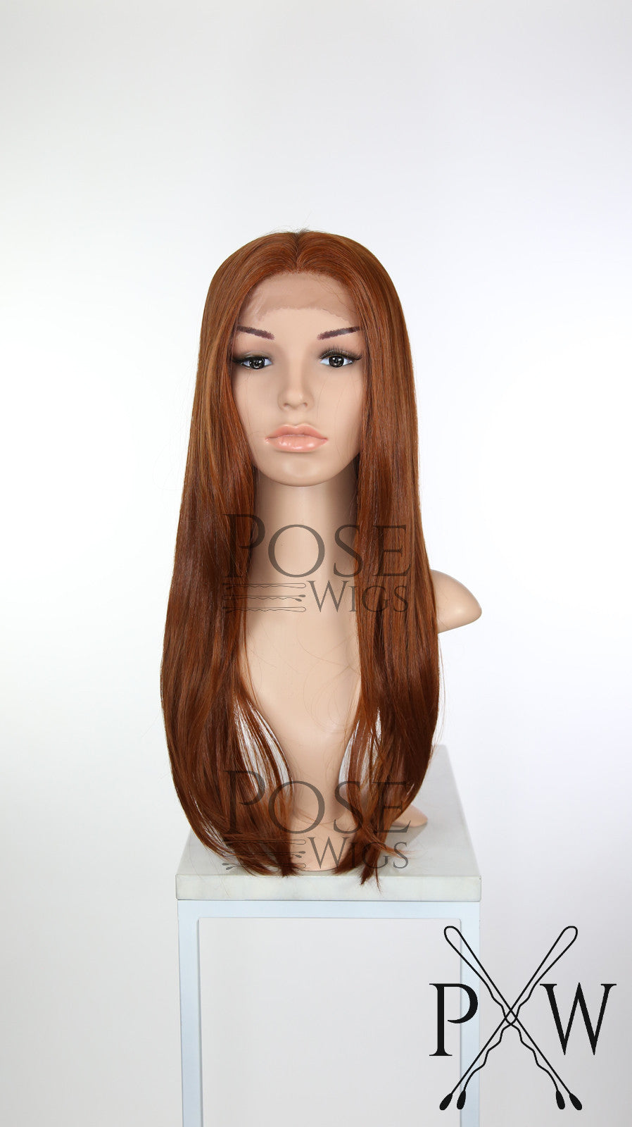 Red Long Straight Lace Front Wig - Lady Series LLDAH52