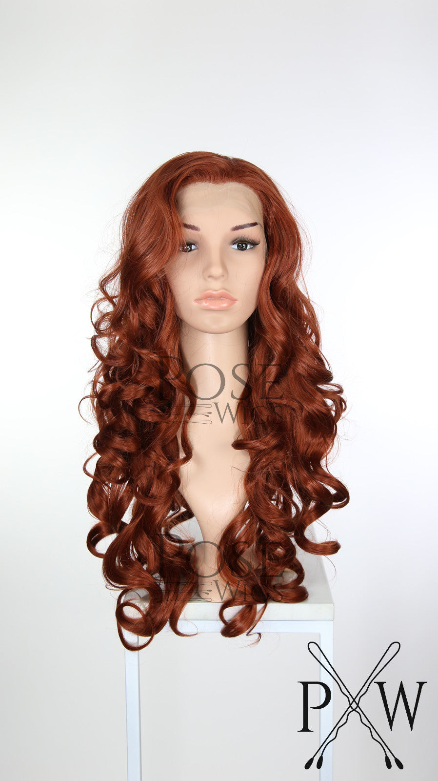 Red Long Curly Lace Front Wig - Princess Series LP112