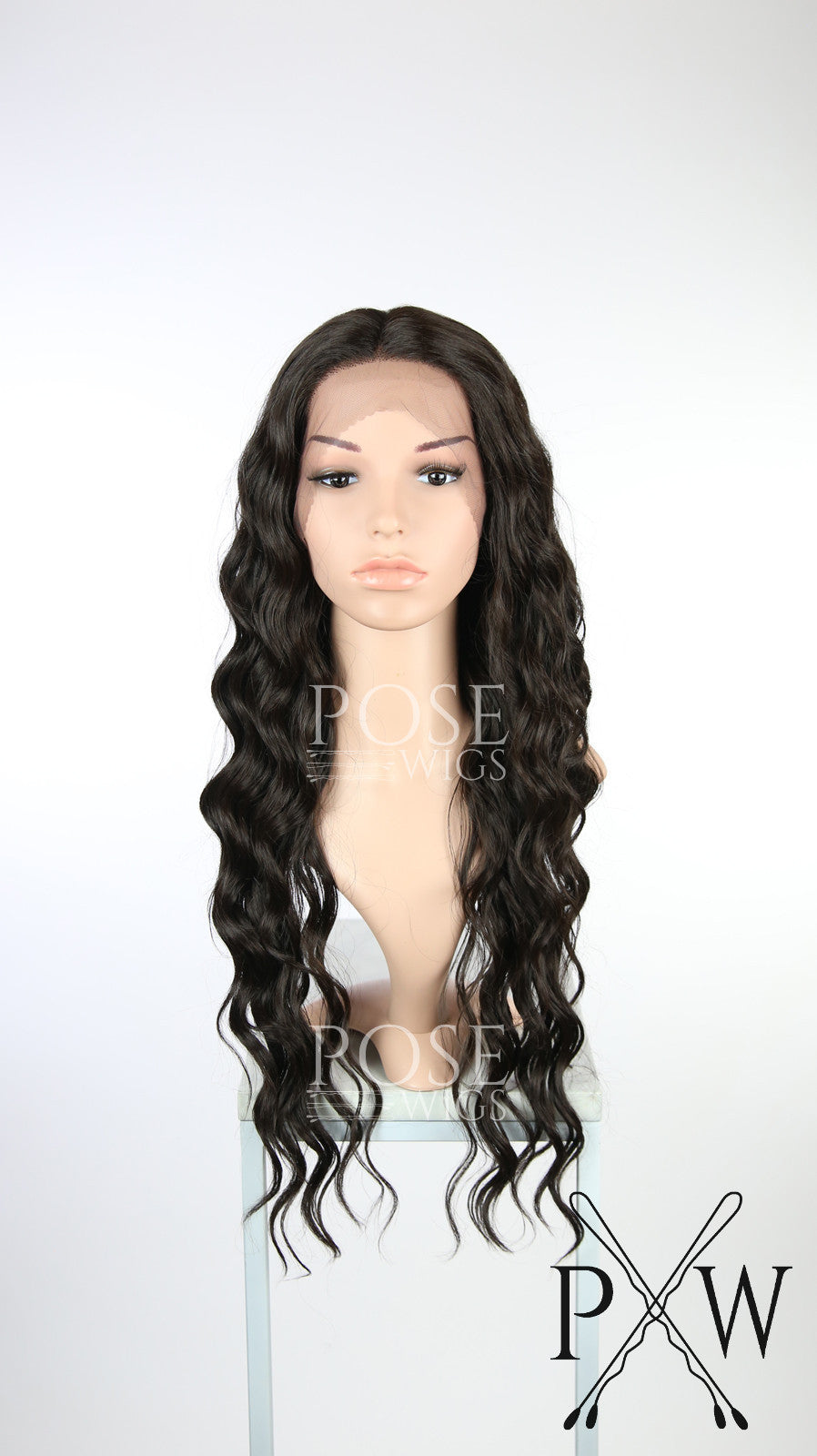 Dark Brown Long Curly Lace Front Wig - Duchess Series LDNIX10