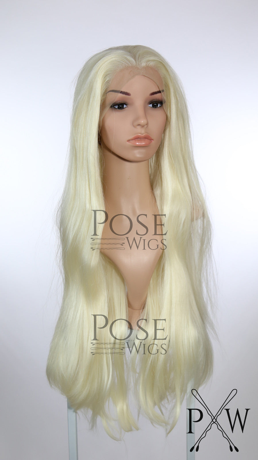 Crystal Blonde Long Straight Lace Front Wig - Princess Series LP192
