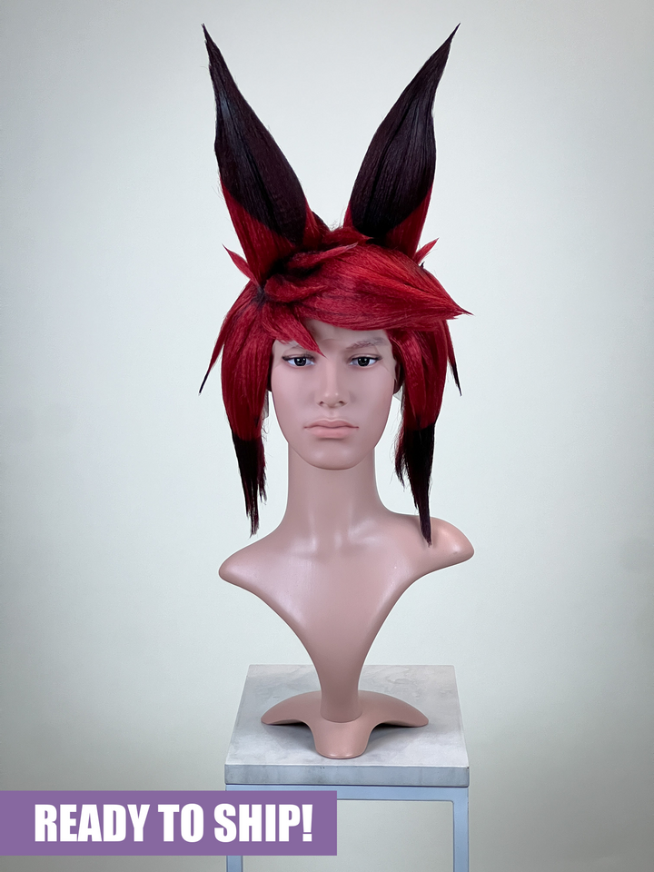 Alastor | Hazbin Hotel - Custom Styled Wig