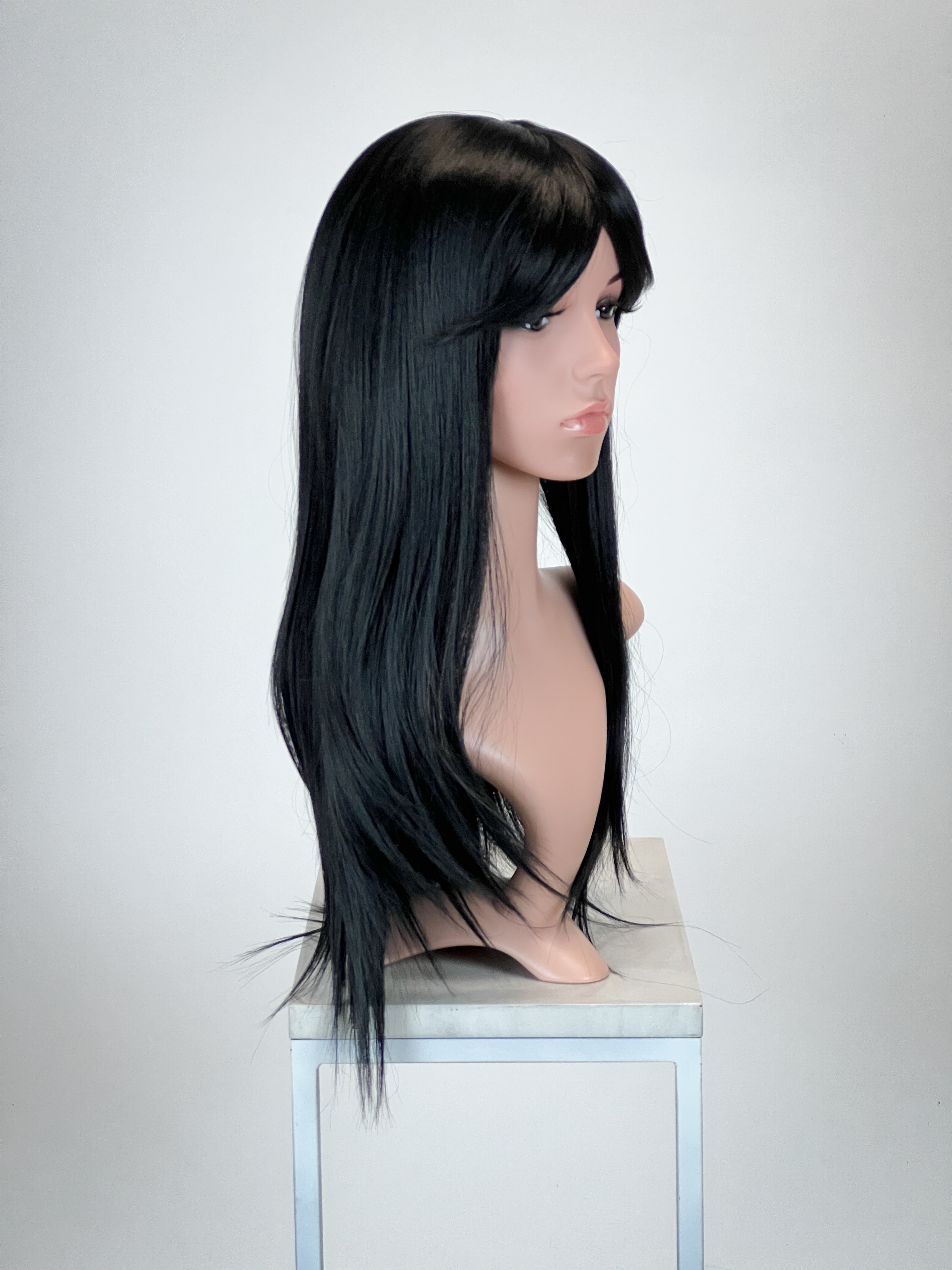 Oasis Midnight Black - Hard Front Wig – Pose Wigs