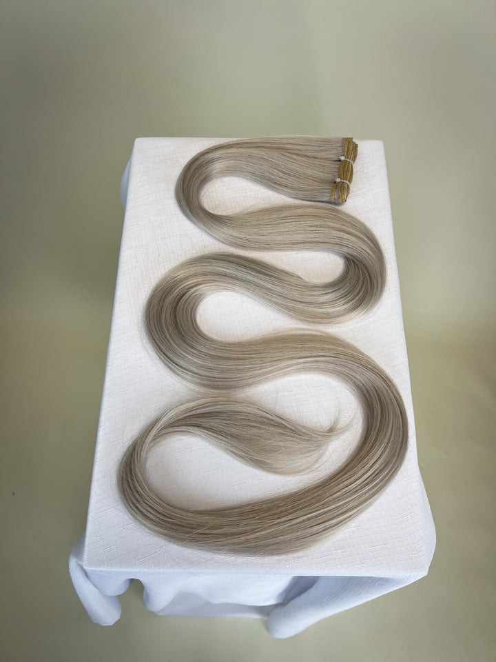 Goddess Length Silverescent Blonde Weft