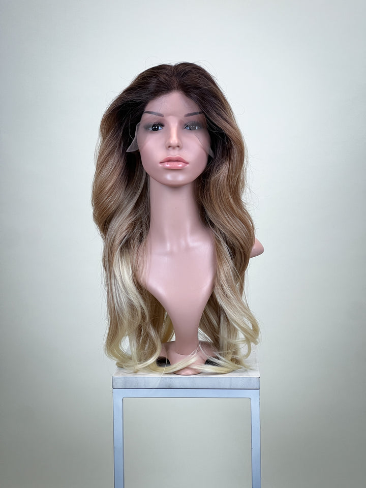 Cameryn Cinnamon Brown Ombre - Pre-Textured Wig