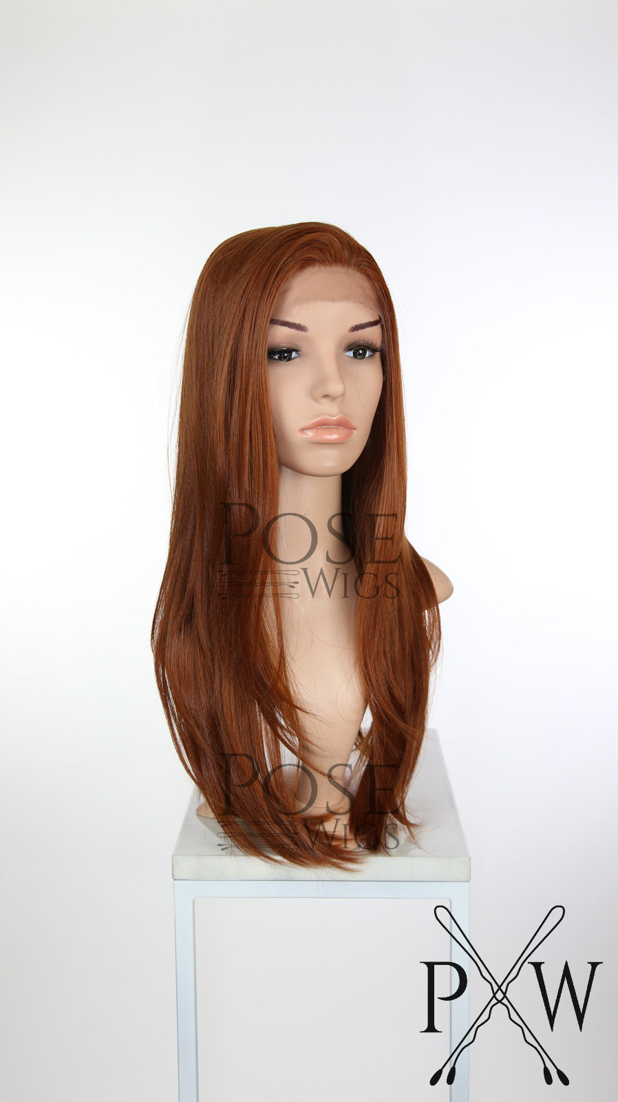 Red Long Straight Lace Front Wig - Lady Series LLDAH52