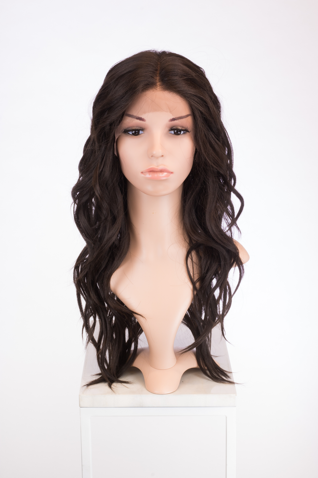 Dark Brown Long Wavy Lace Front Wig - Duchess Series LDORN10 dark chocolate orion costume or cosplay wig