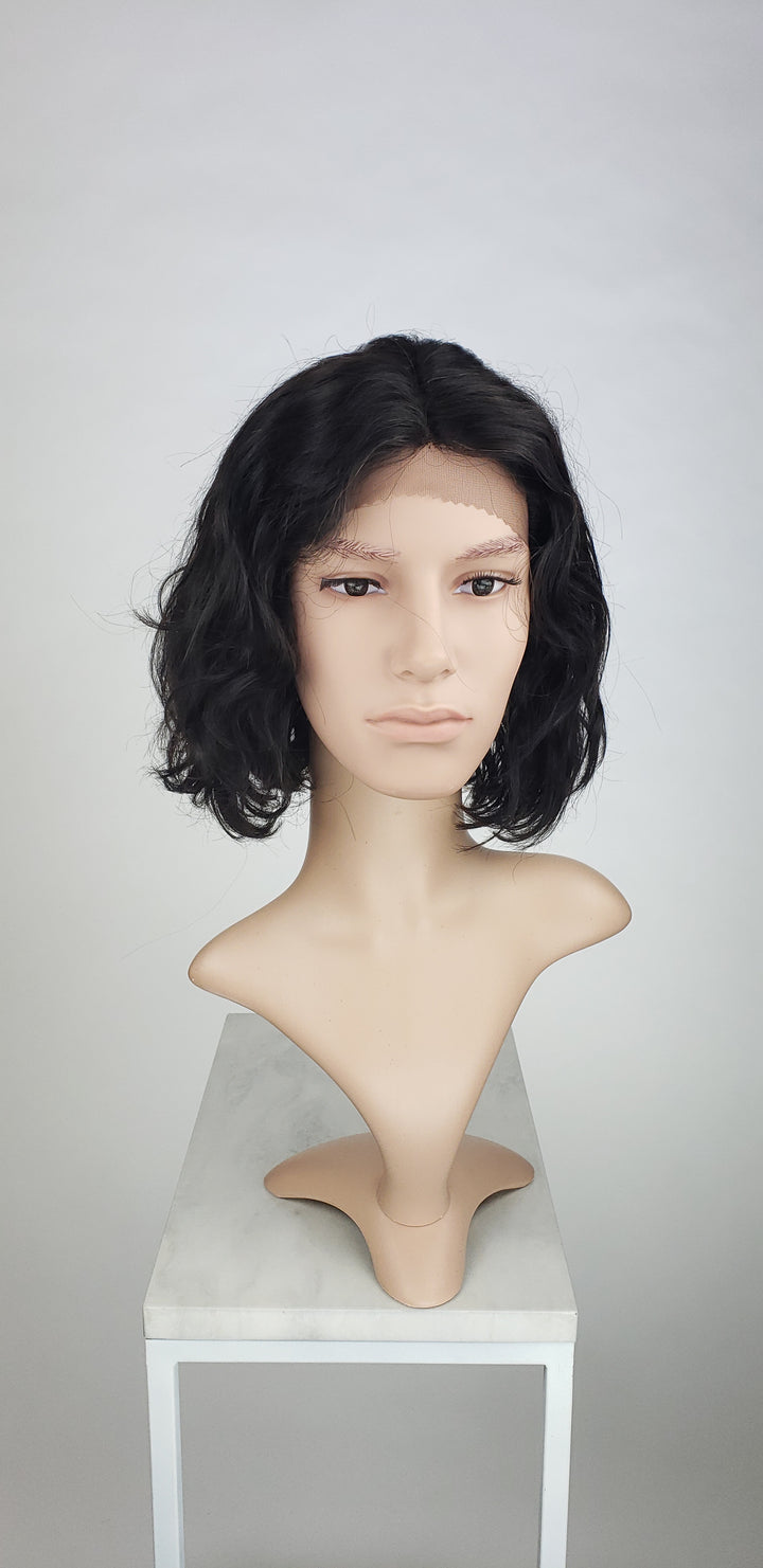 Shayla Natural Black - Lace Front Human Hair Wig