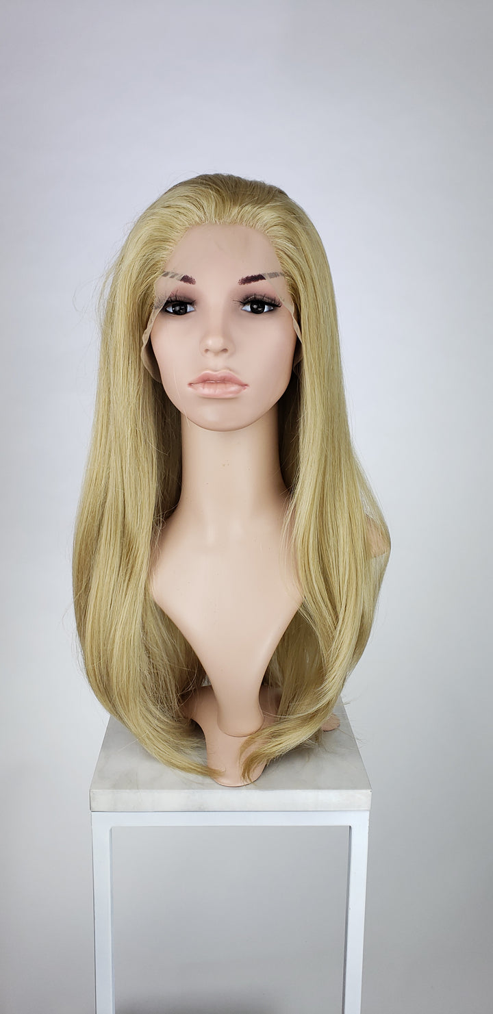 Blonde Mix Long Straight Lace Front Wig - Princess Series LPSKY122