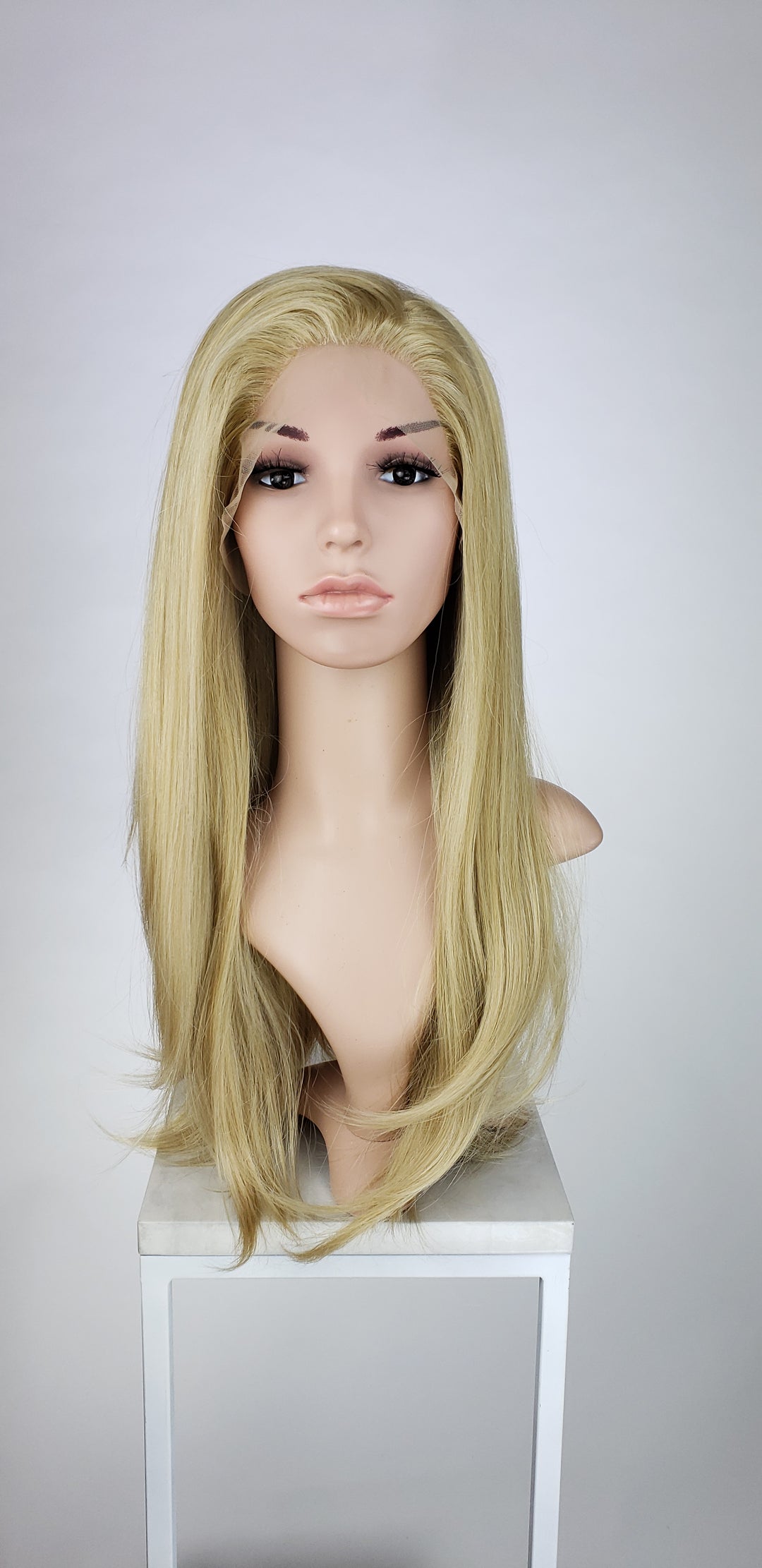 Blonde Mix Long Straight Lace Front Wig - Princess Series LPSKY122