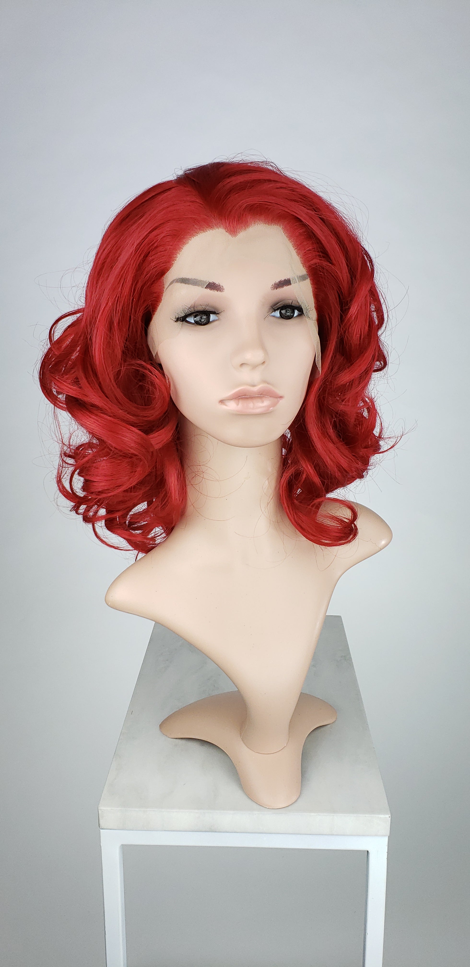 Firestarter celebrity lace front online red wig