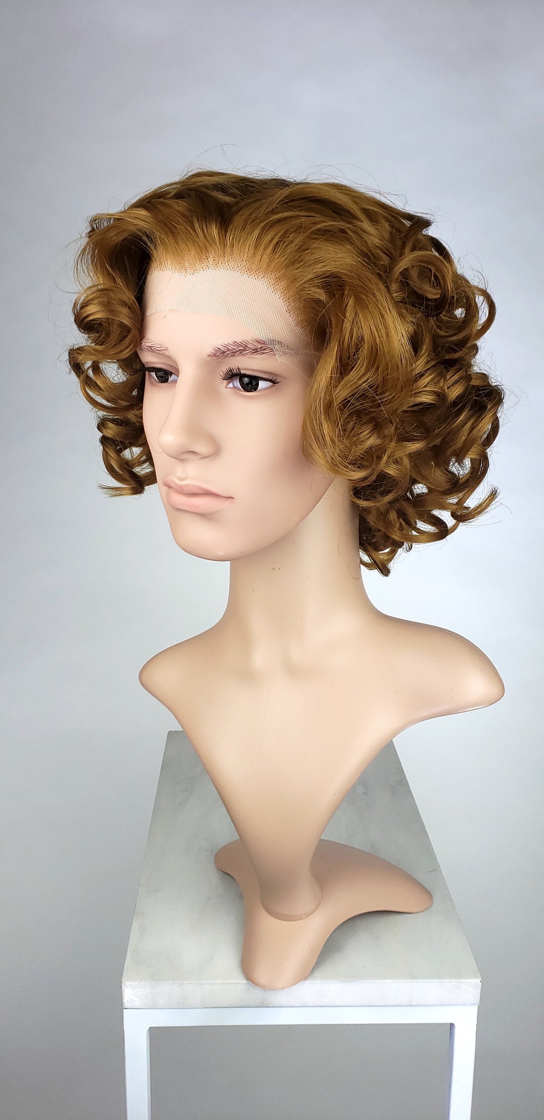 Men's Mae Copper Blonde - Lace Front Wig