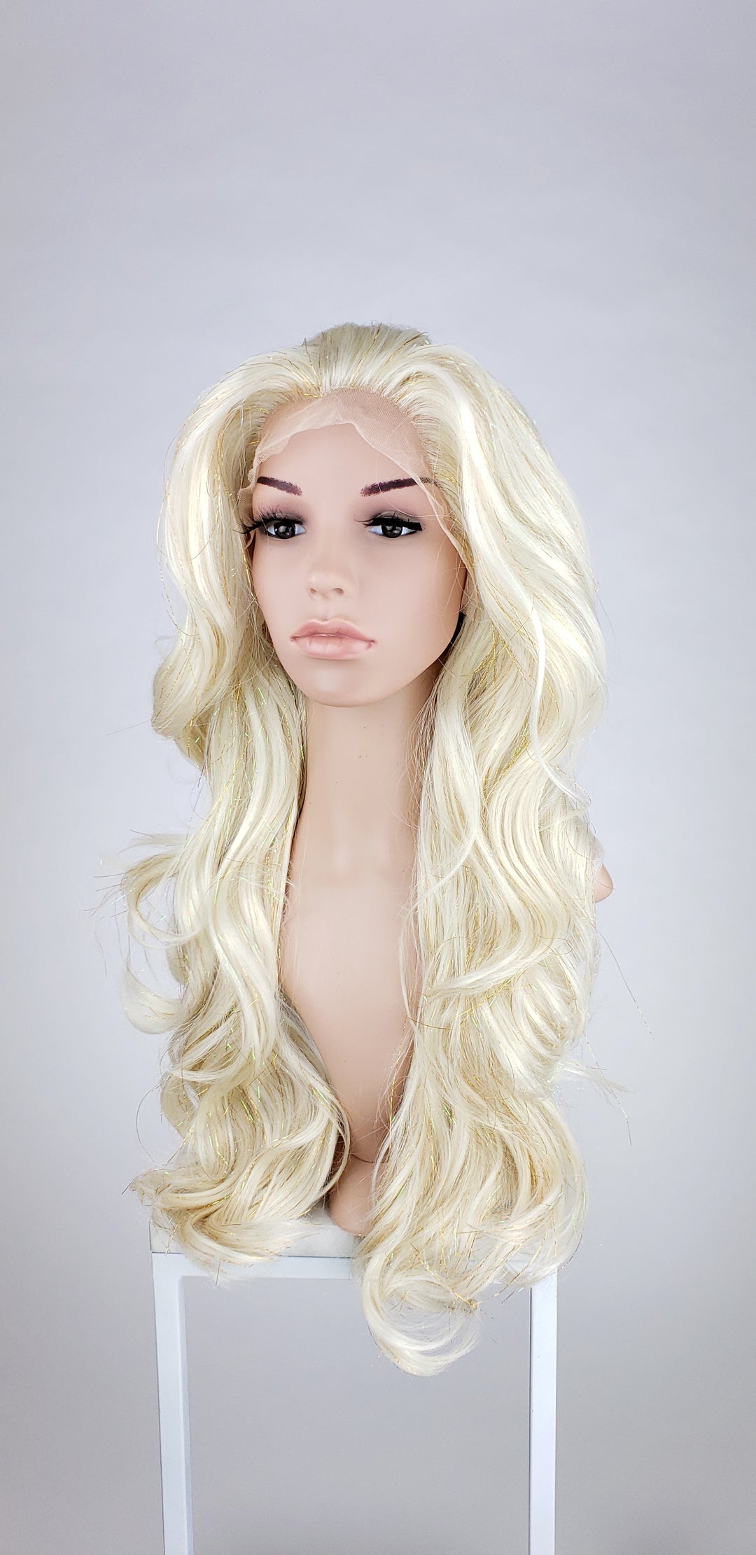 Serenity Crystal Blonde Tinsel - Made To Order Only