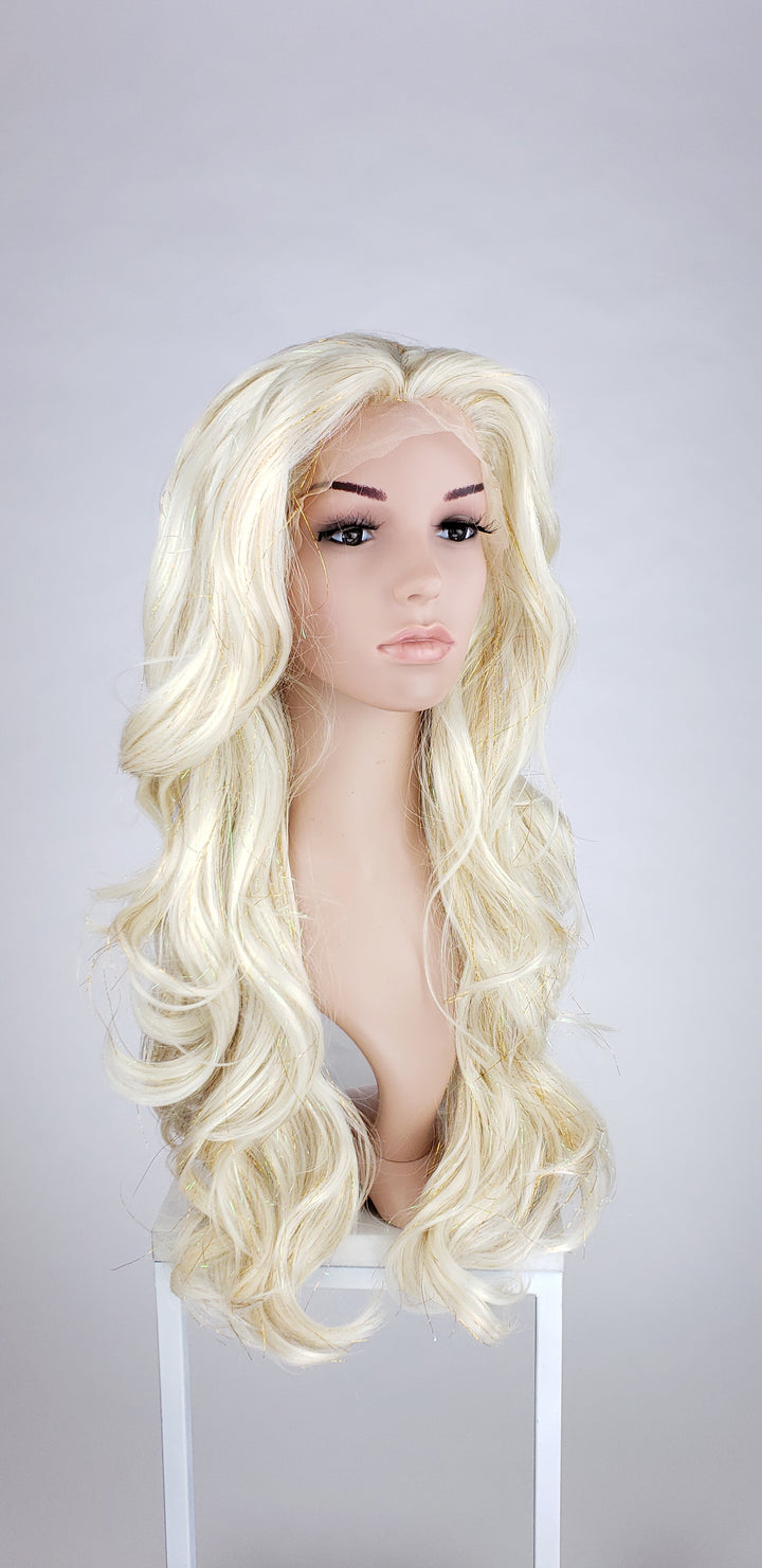 Serenity Crystal Blonde Tinsel - Made To Order Only