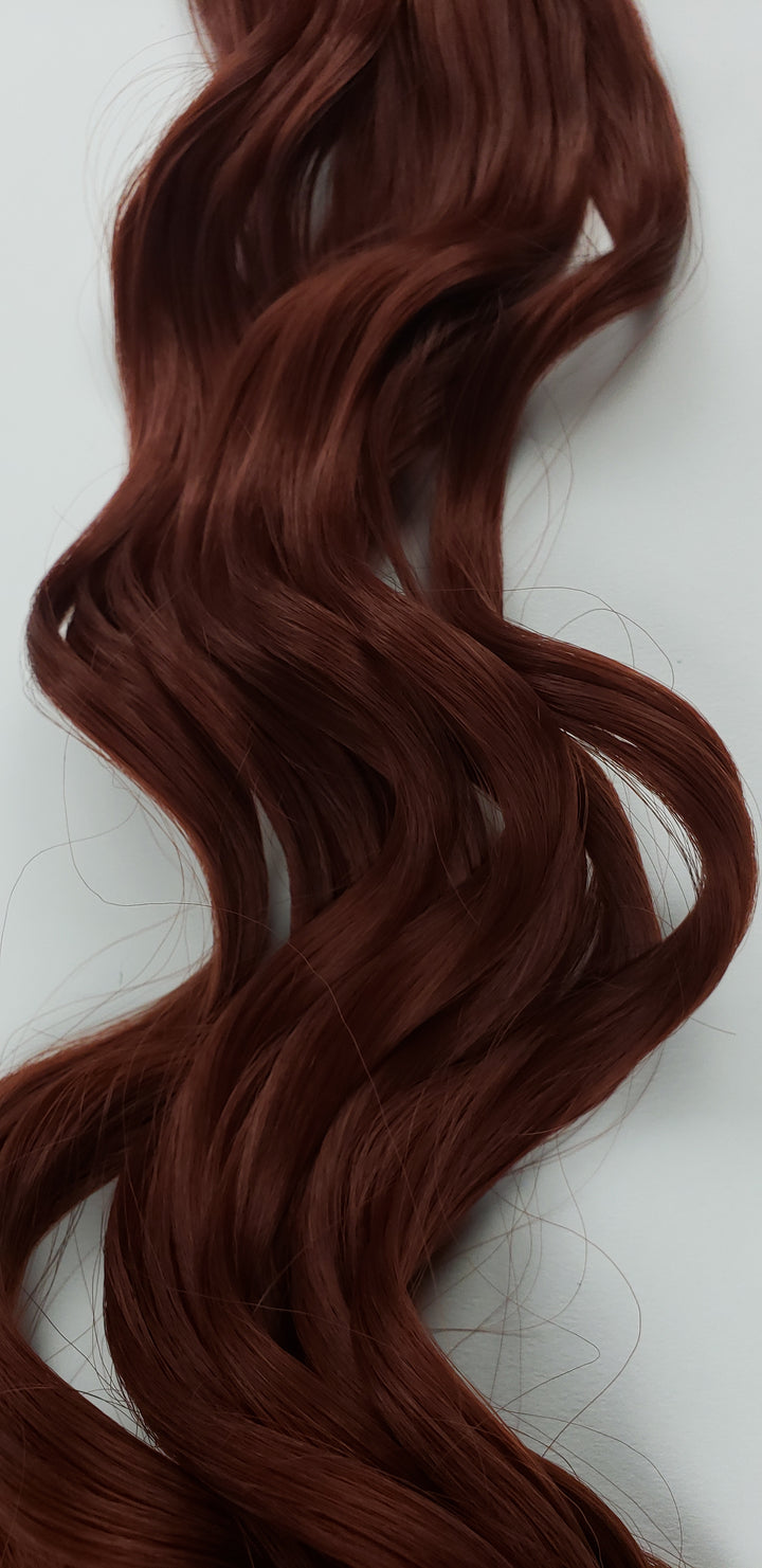 Bold Red Weft - Sew-in Loose