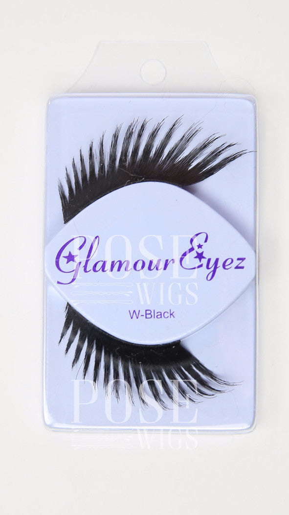 False Eyelashes / Made with 100% human hair / EYELFBLK