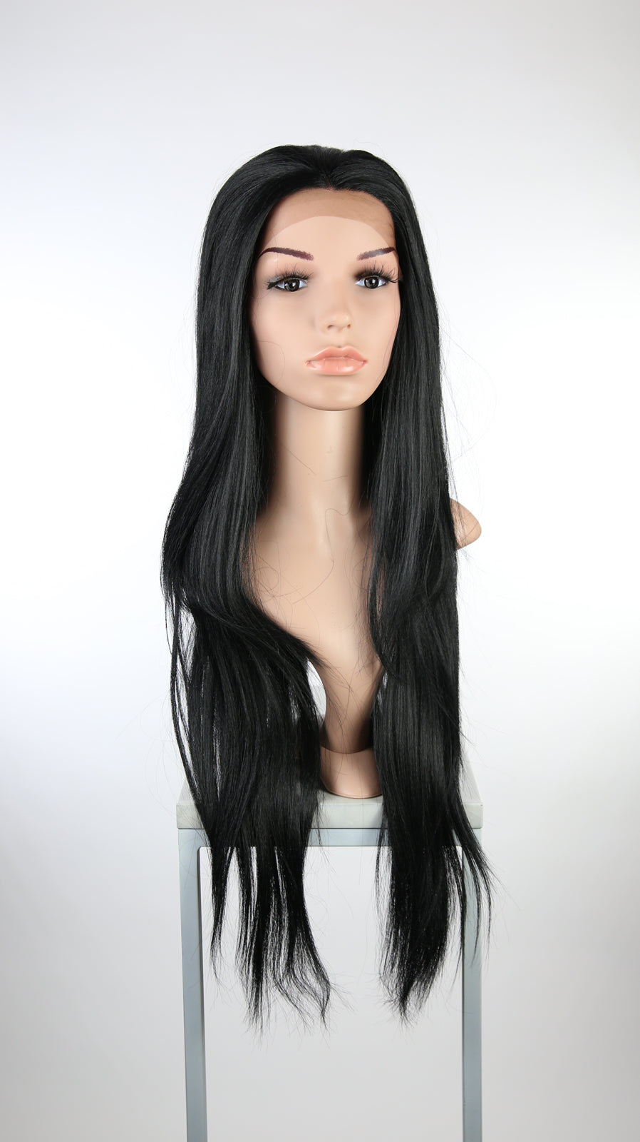Black Long Straight Lace Front Wig - Lady Series LLHAW1