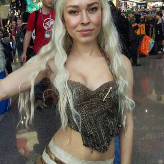 White top khaleesi wig