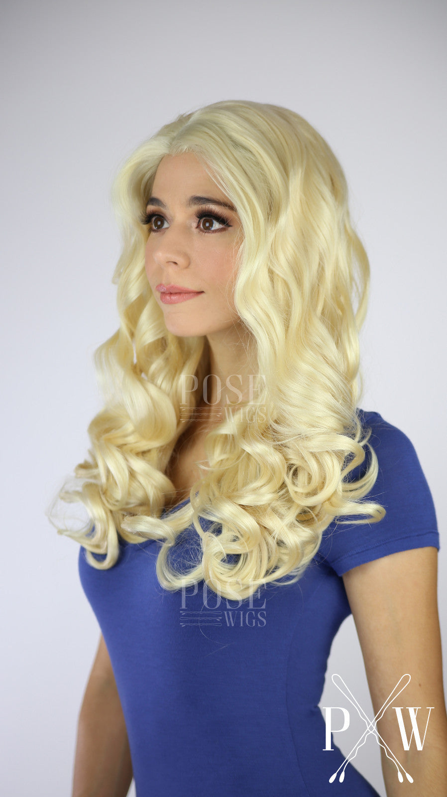 Blonde Long Curly Lace Front Wig - Princess Series LP133