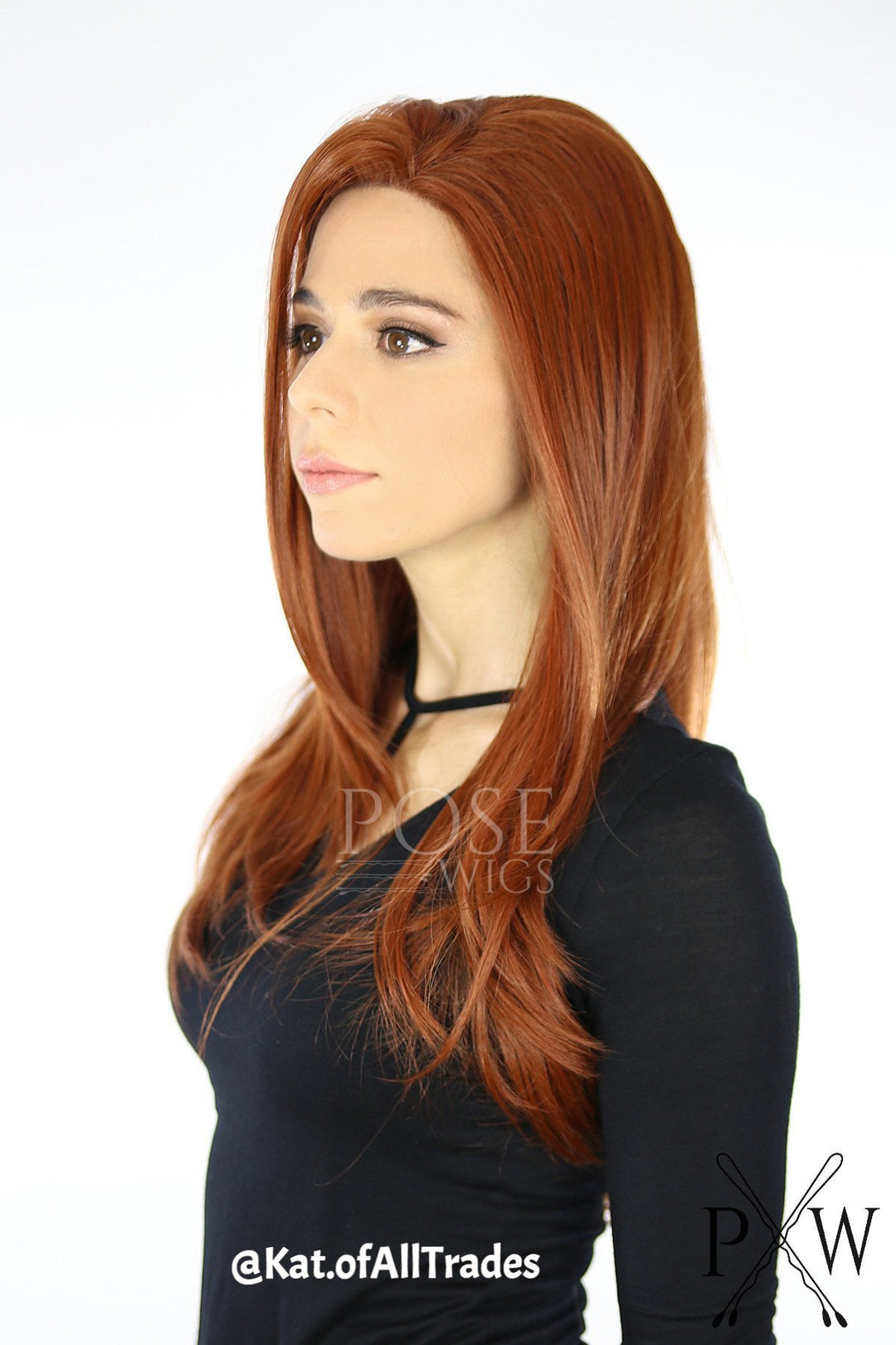 Red Long Straight Lace Front Wig - Lady Series LLDAH52
