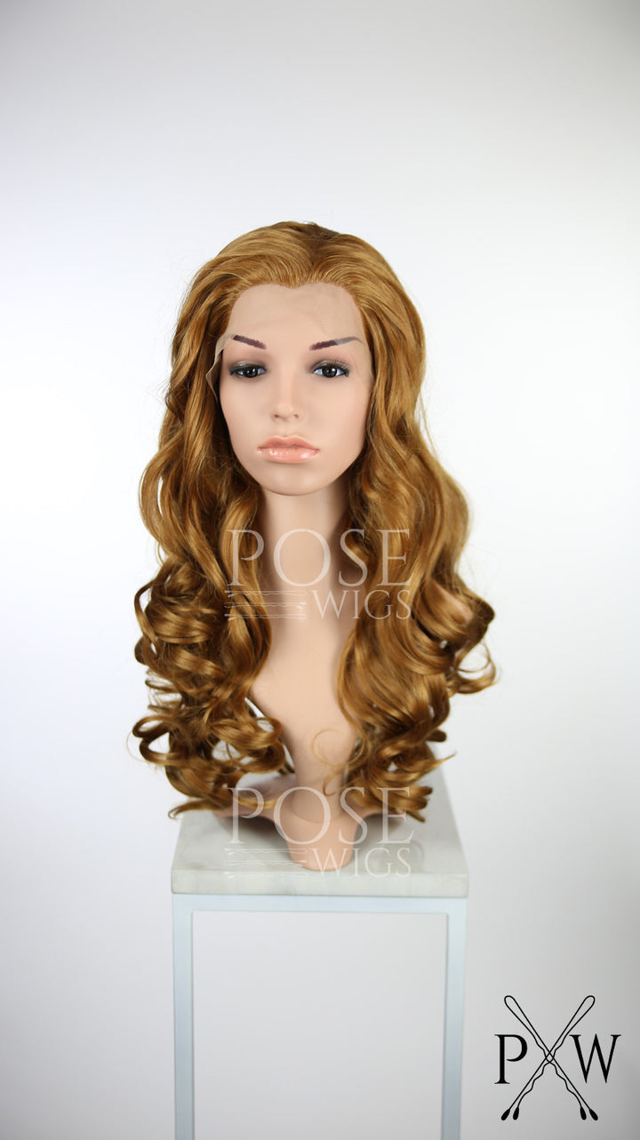 Reddish Light Brown Long Straight Lace Front Wig - Princess Series LP150