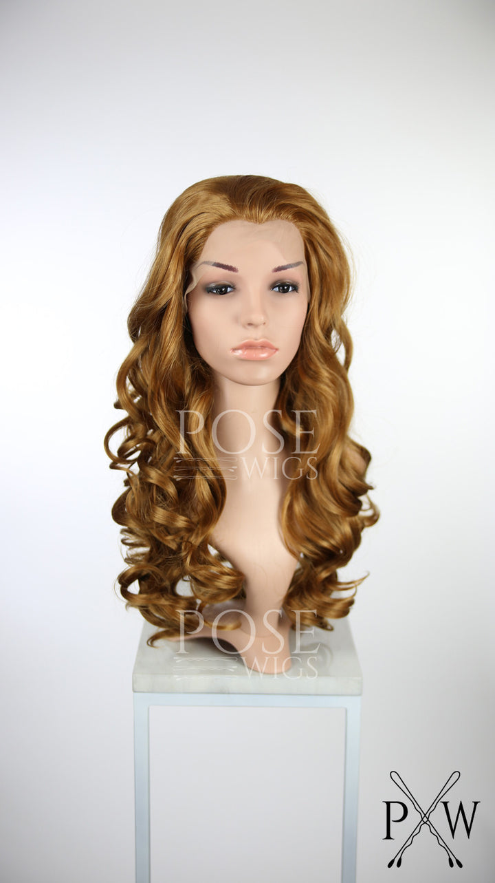 Reddish Light Brown Long Straight Lace Front Wig - Princess Series LP150
